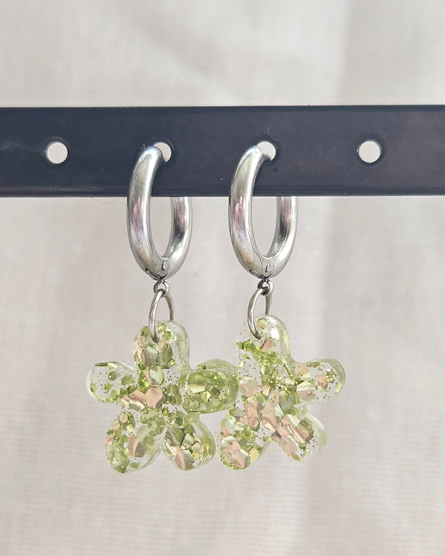 Boucles d'oreilles Fleur