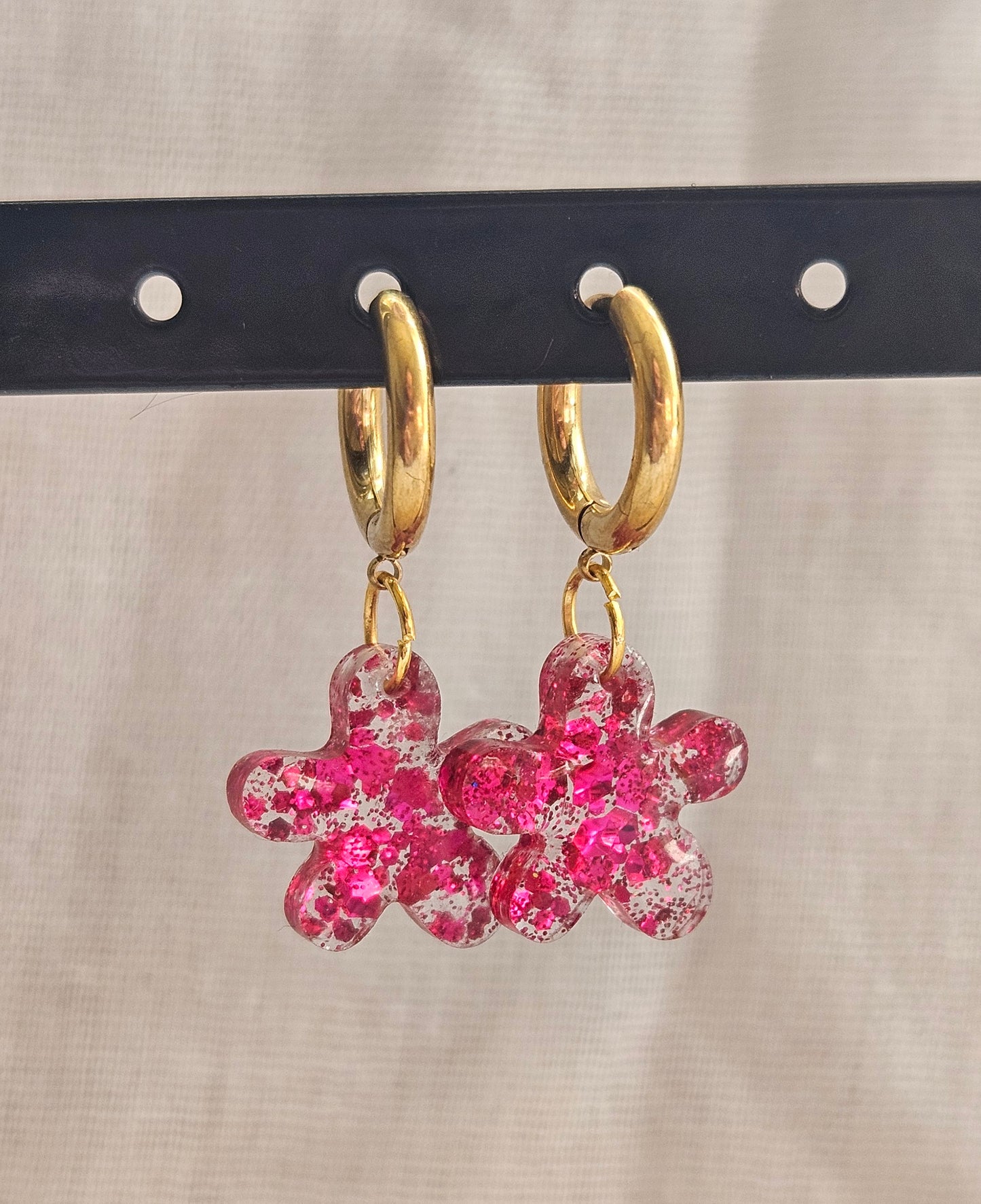 Boucles d'oreilles Fleur