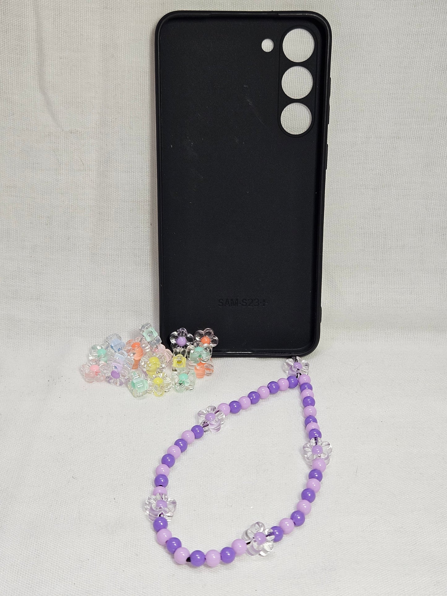 Bijoux de téléphone Fleurs pastels